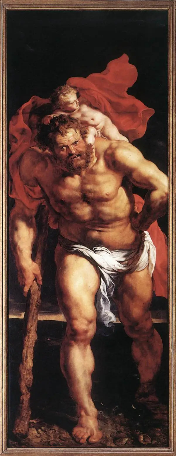 San Cristoforo (porta esterna sinistra) - Peter Paul Rubens