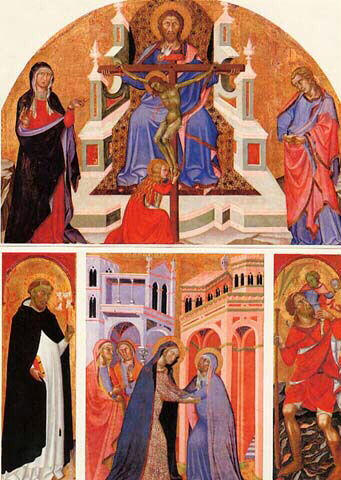 San Cristoforo (retablo della Trinità) - Bartolo di Fredi