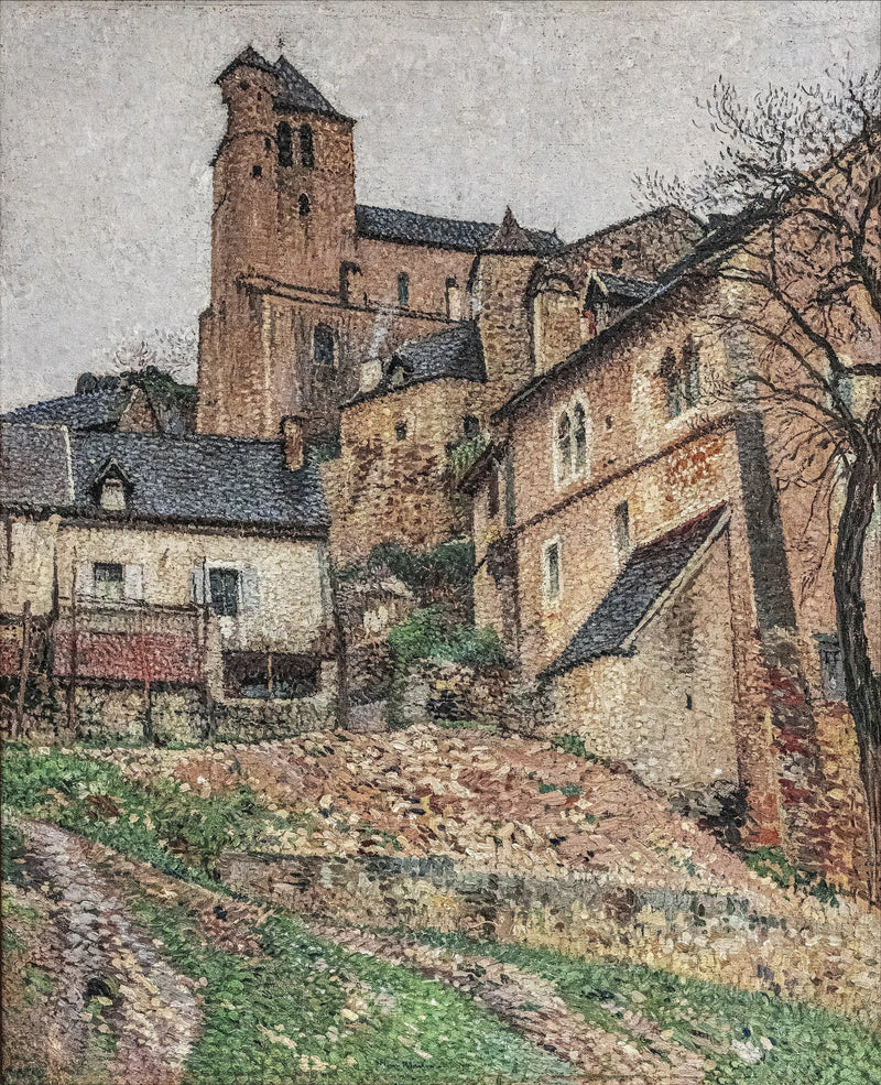 Saint-Cirq Lapopie, la piazza Carol - Henri-Jean Guillaume Martin