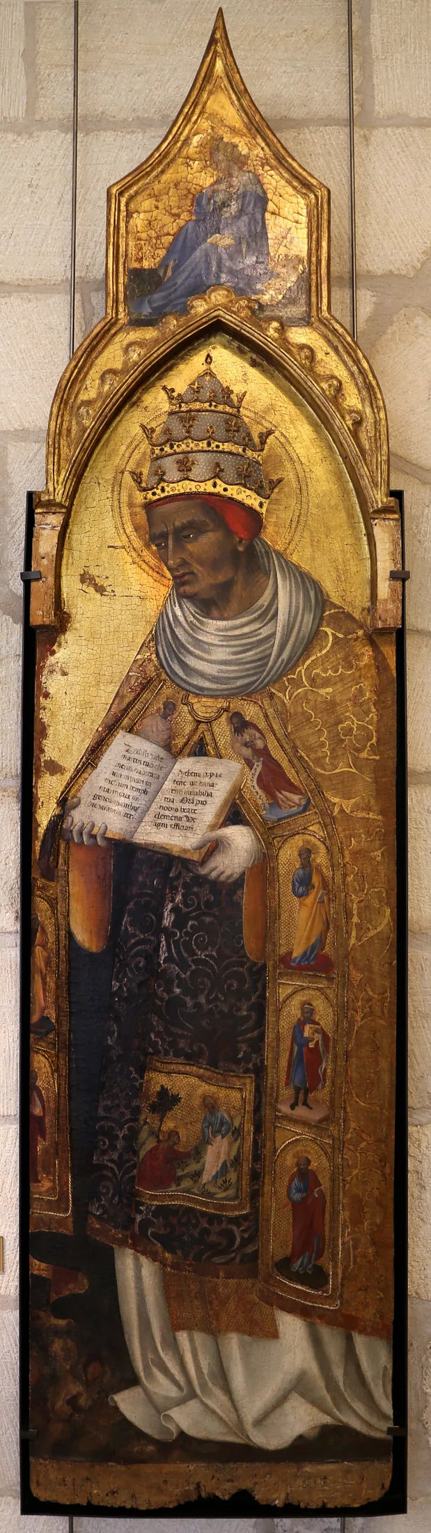 San Clemente (sopra: La Vergine dell'Annunciazione) - Giovanni di Paolo