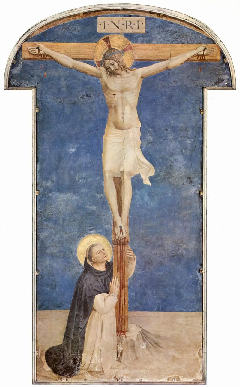 Santo Domenico che adora la Crocifissione - Fra Angelico