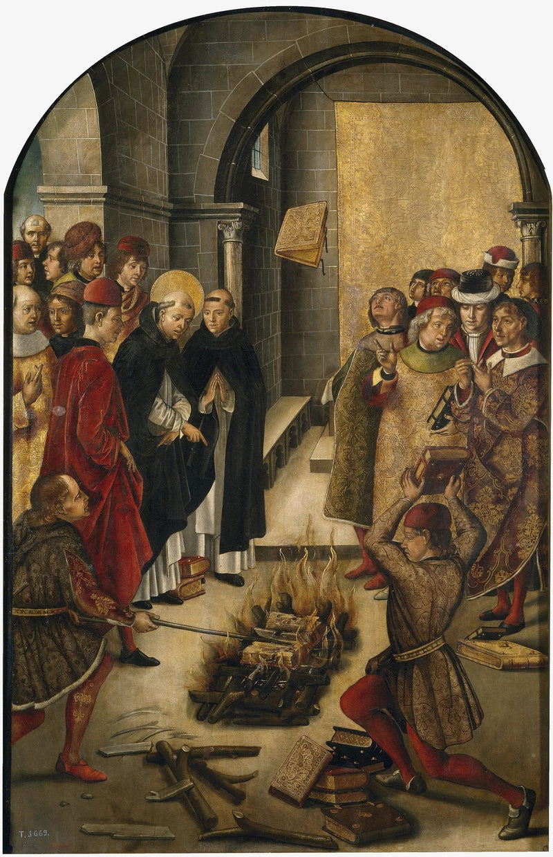 Santo Domenico e gli Albigesi - Pedro Berruguete