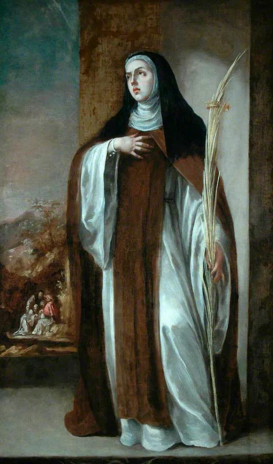 Saint Eustochium - Juan de Valdés Leal image 1 copie de tableau peinte à la main