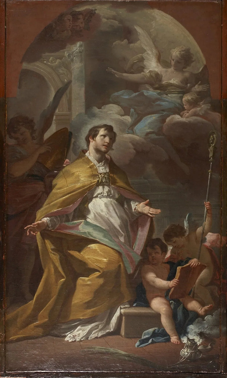 Santo vescovo in preghiera - Corrado Giaquinto