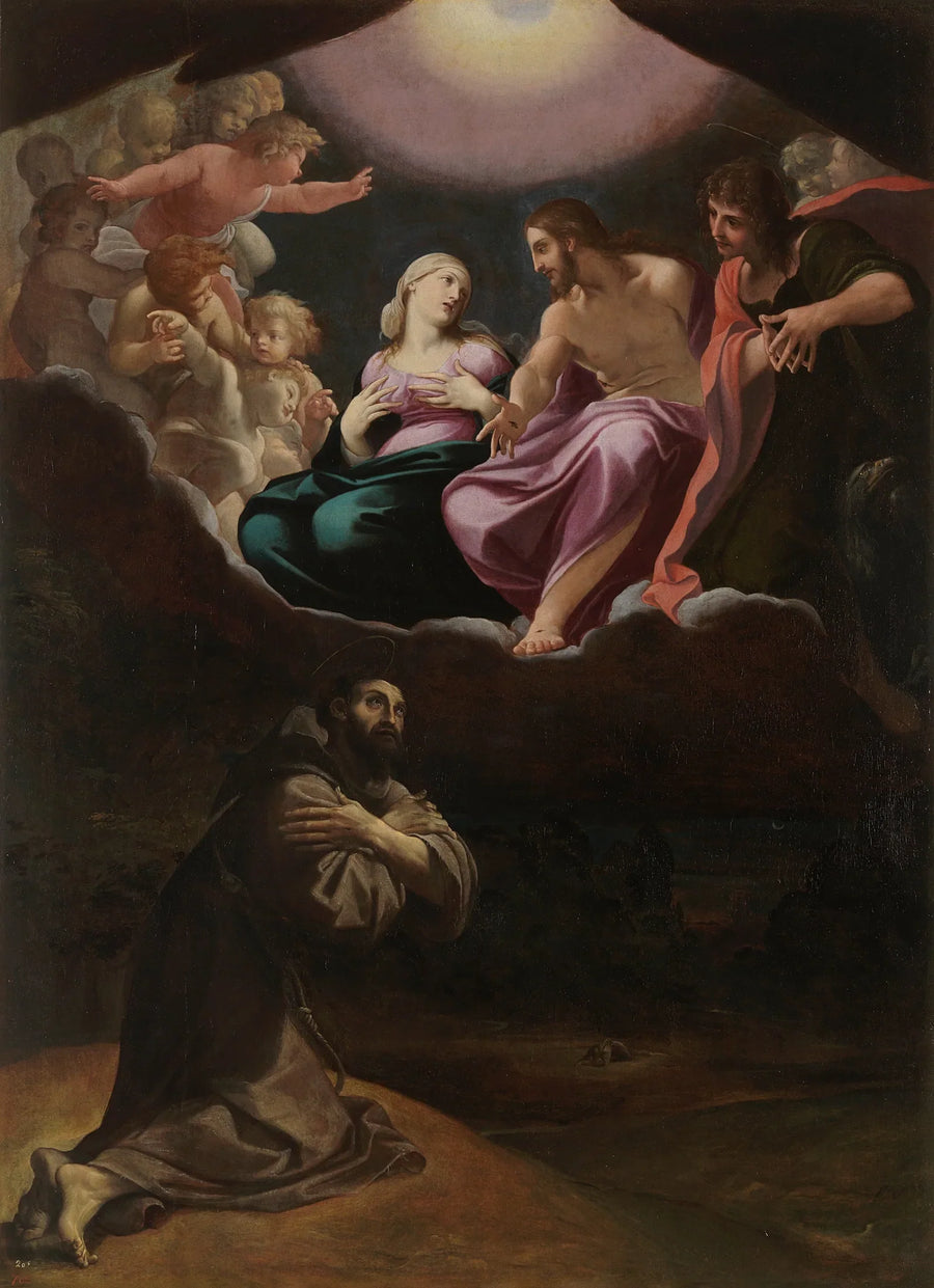 San Francesco d'Assisi nella Portioncule - Ludovico Carracci