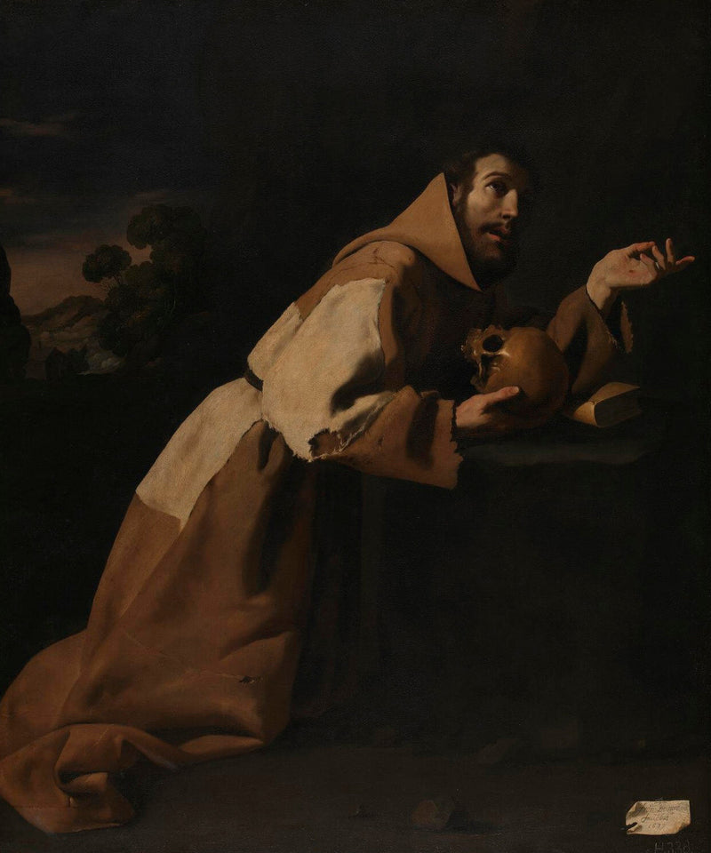 San Francesco in meditazione - Francisco de Zurbarán