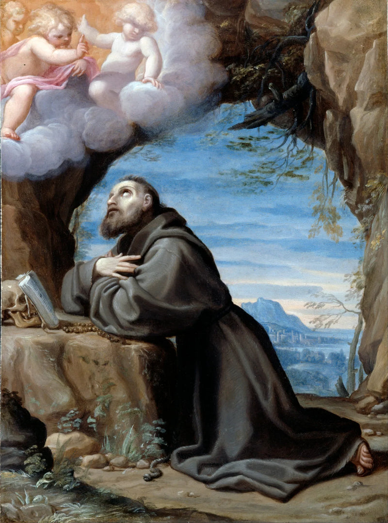 San Francesco in meditazione - Ludovico Carracci