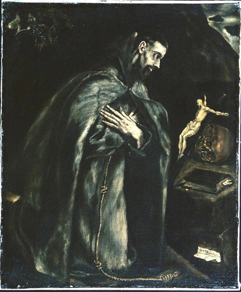 San Francesco in preghiera - El Greco