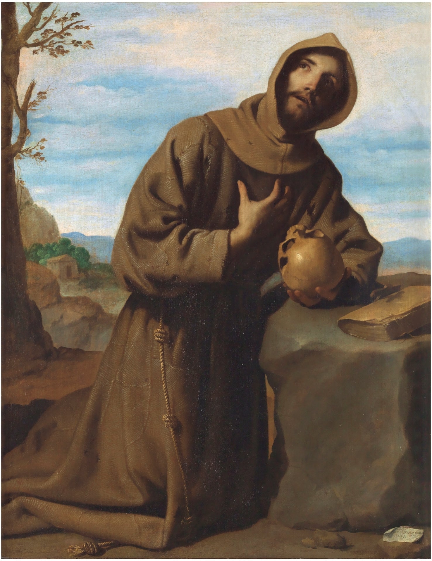 Saint François en prière - Francisco de Zurbarán - Alpha Reproduction