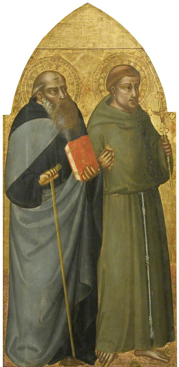 San Francesco e Sant'Antonio Abate - Bicci di Lorenzo