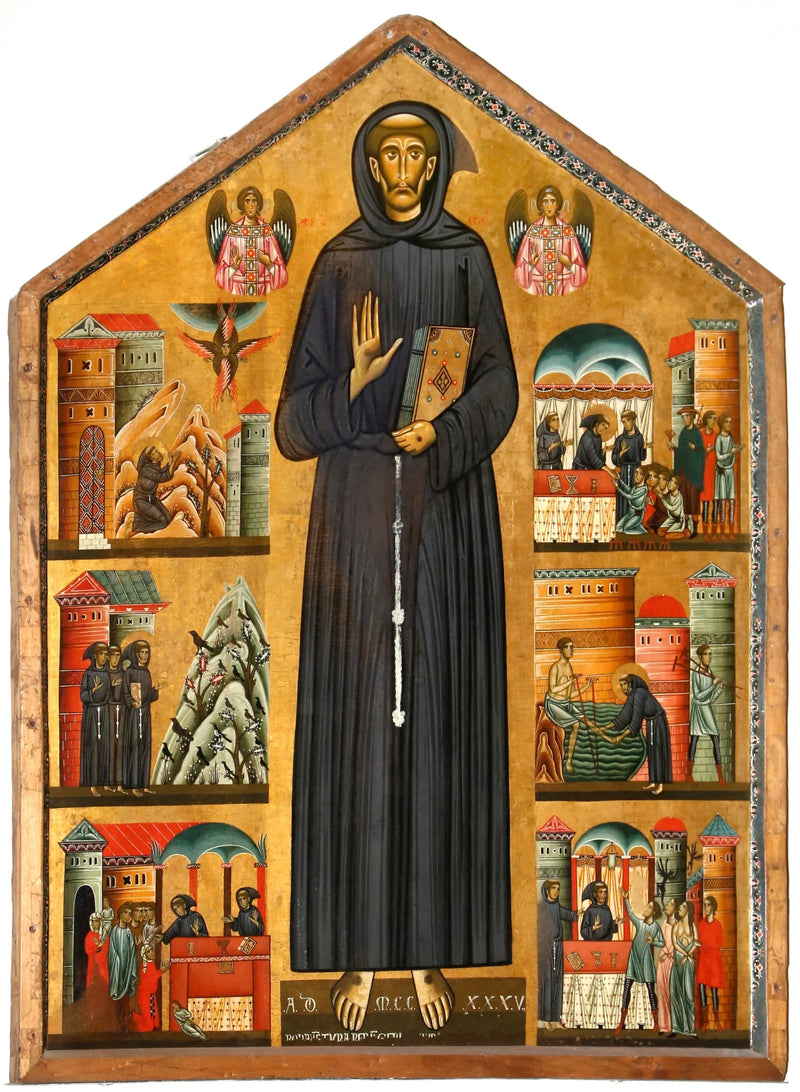 San Francesco e sei scene della sua vita - Bonaventura Berlinghieri