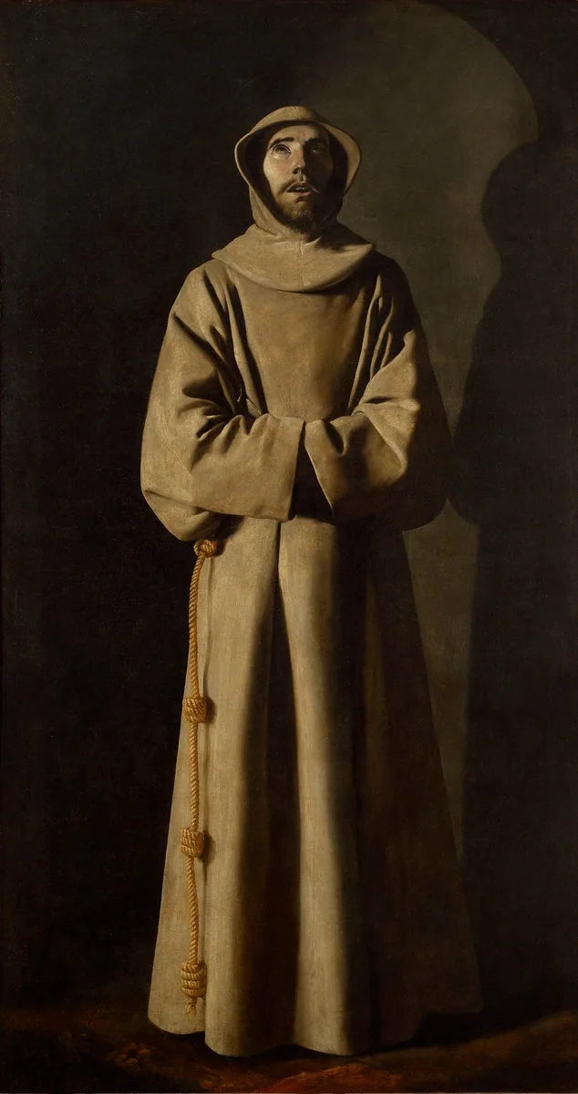 Saint François - Francisco de Zurbarán image 1 reproduction artisanale de tableau