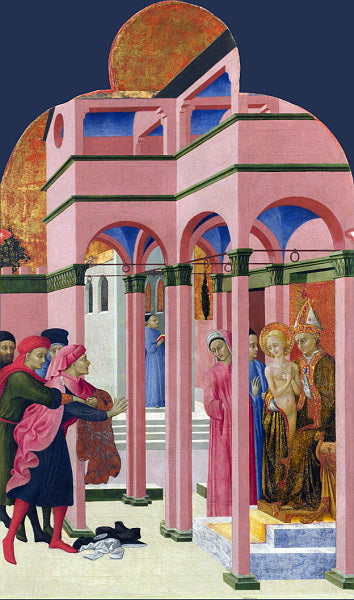 San Francesco rinuncia al suo padre terreno - Stefano di Giovanni (Sassetta)