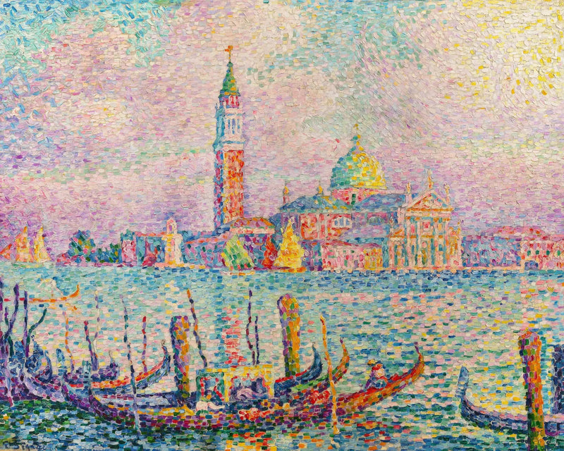 San Giorgio. Tramonto (Venezia) - Paul Signac