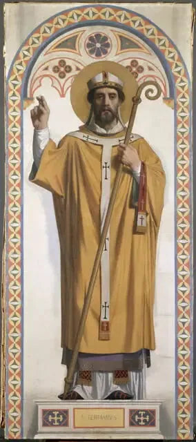 San Germano, vescovo di Parigi - Jean-Auguste-Dominique Ingres