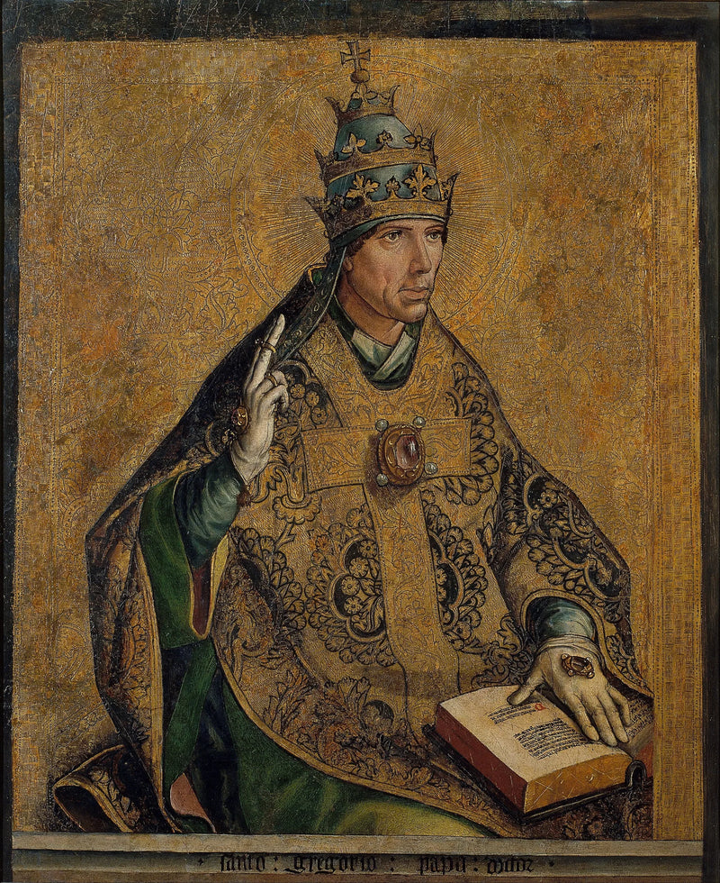 San Gregorio Papa - Pedro Berruguete