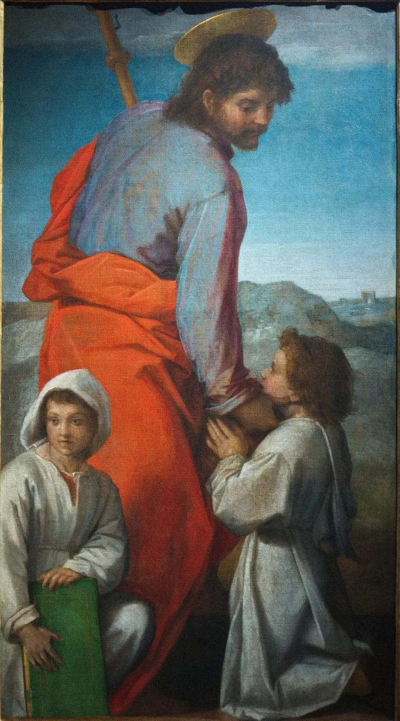 San Giacomo con due bambini - Andrea del Sarto