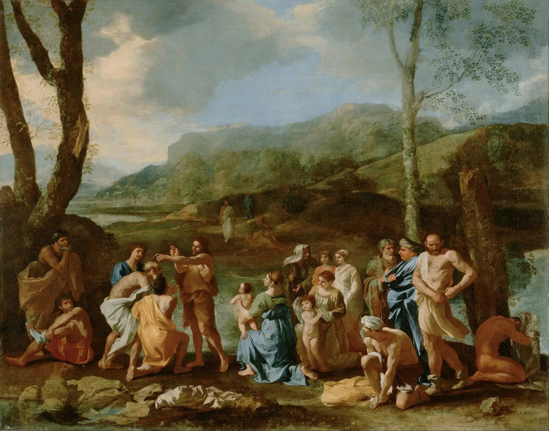 San Giovanni Battista nel Giordano - Nicolas Poussin