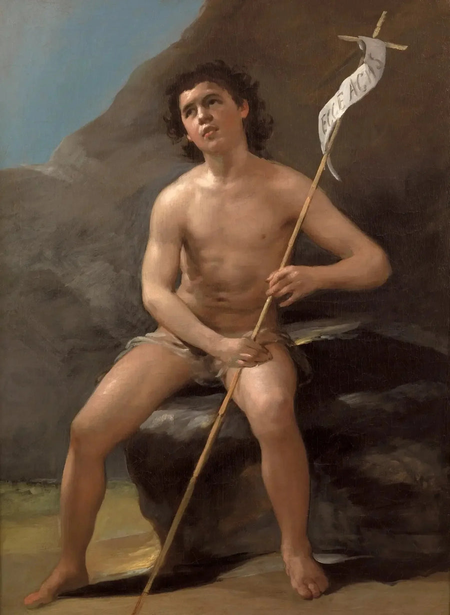 San Giovanni Battista nel deserto - Francisco de Goya