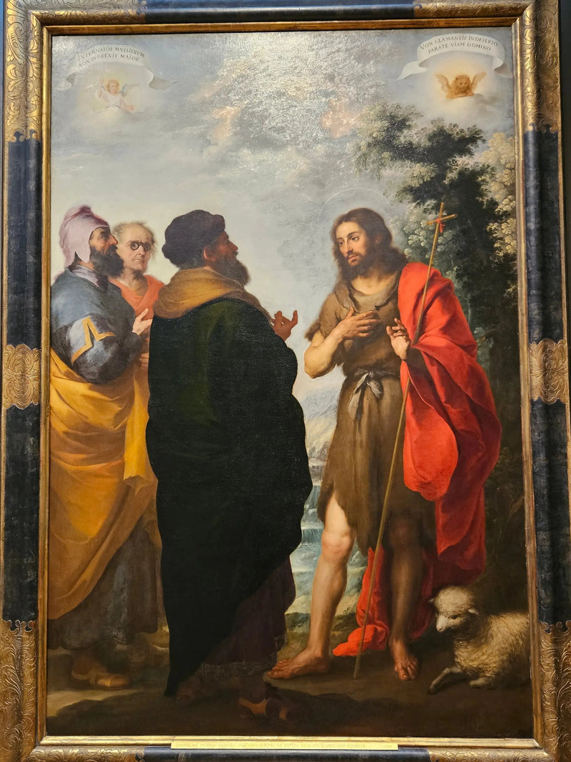 San Giovanni Battista con gli scribi e i farisei - Bartolomé Esteban Murillo