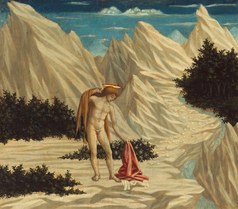 San Giovanni Battista nel deserto - Domenico Veneziano