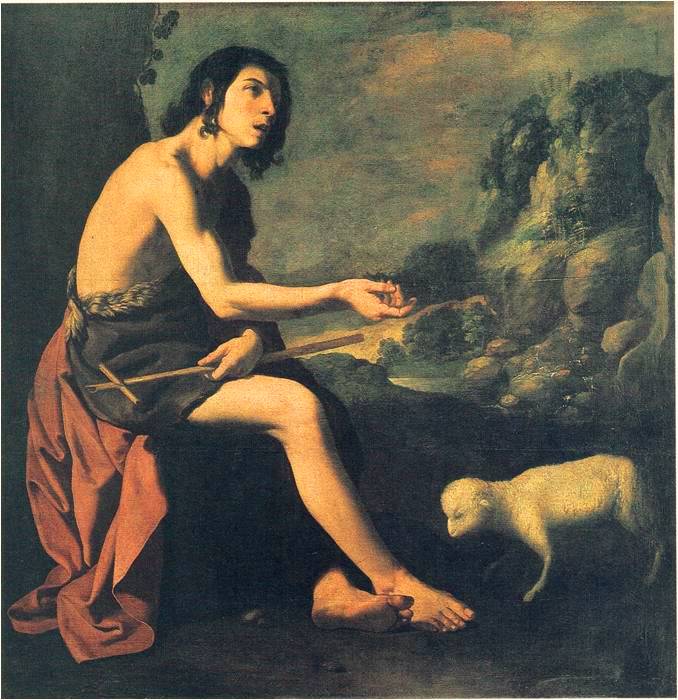 San Giovanni Battista nel deserto - Francisco de Zurbarán
