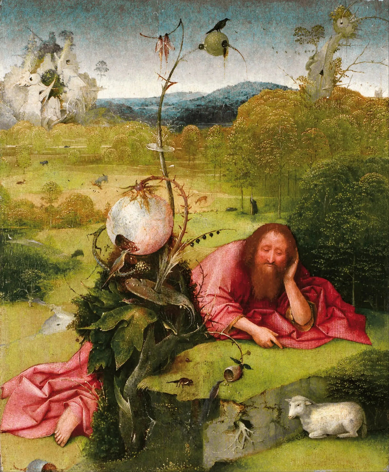 San Giovanni Battista nel deserto - Hieronymus Bosch