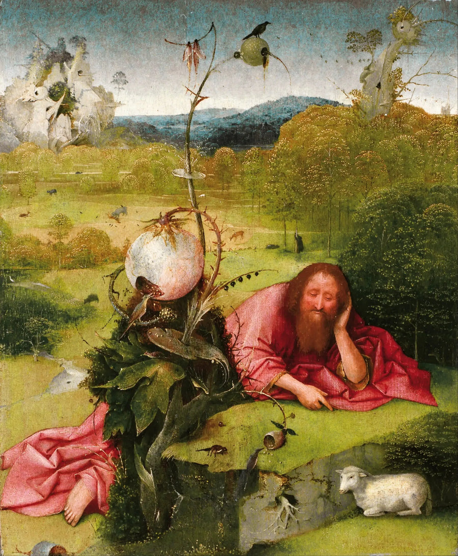 San Giovanni Battista nel deserto - Hieronymus Bosch