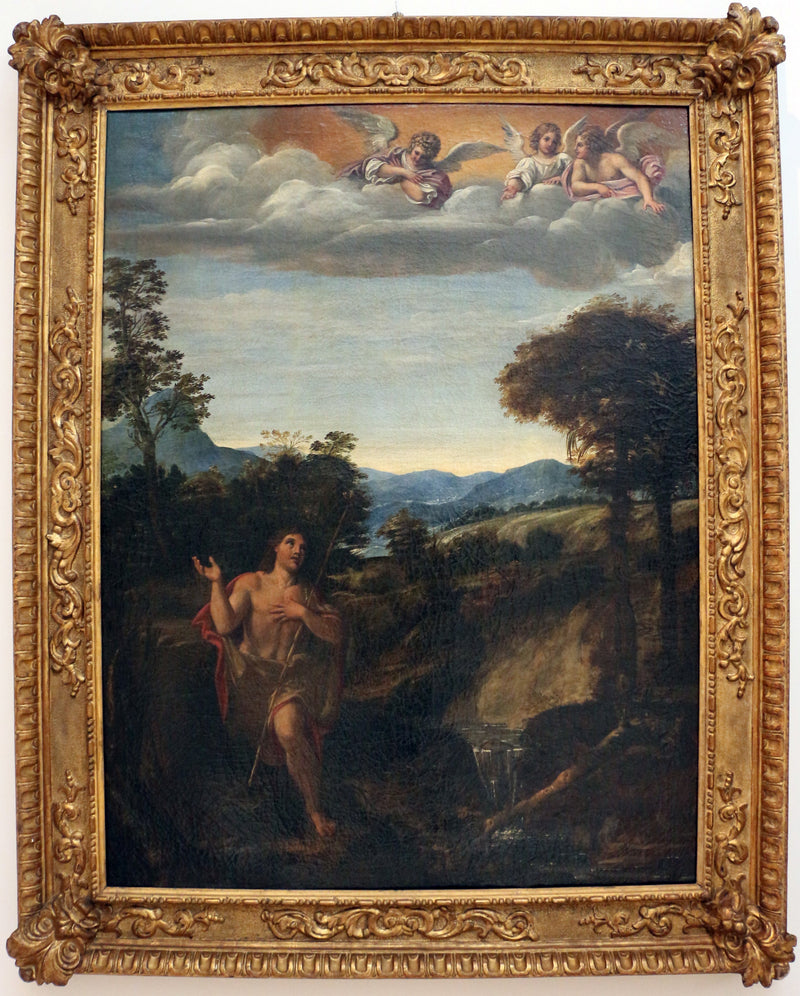 San Giovanni Battista in un paesaggio - Annibale Carracci