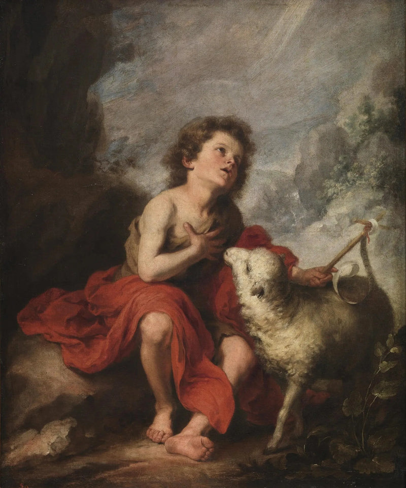 San Giovanni Battista bambino - Bartolomé Esteban Murillo