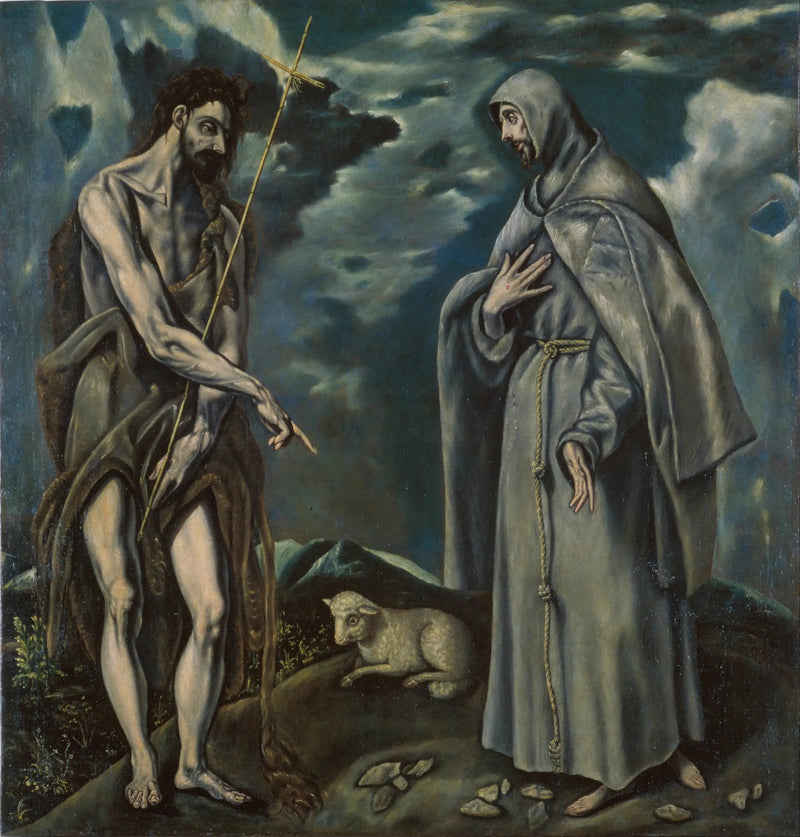 San Giovanni Battista e San Francesco d'Assisi - El Greco
