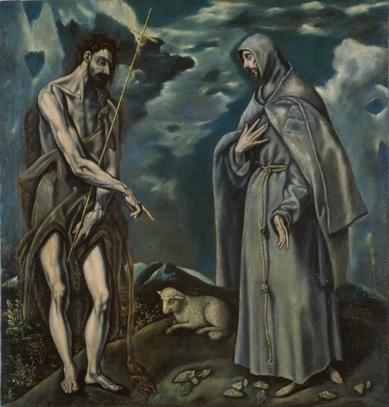 San Giovanni Battista e San Francesco d'Assisi - El Greco