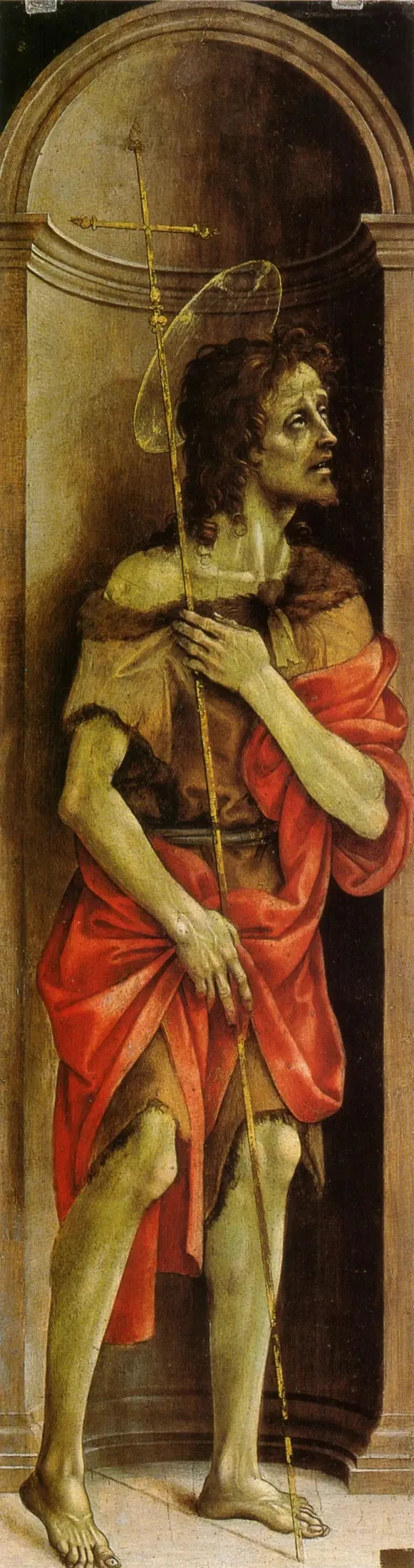 Saint Jean-Baptiste - Filippino Lippi image 1 reproduction artisanale de tableau