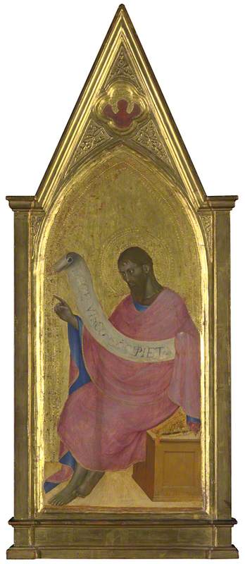 San Giovanni Battista: Pannello del pinnacolo destro - Giovanni da Milano
