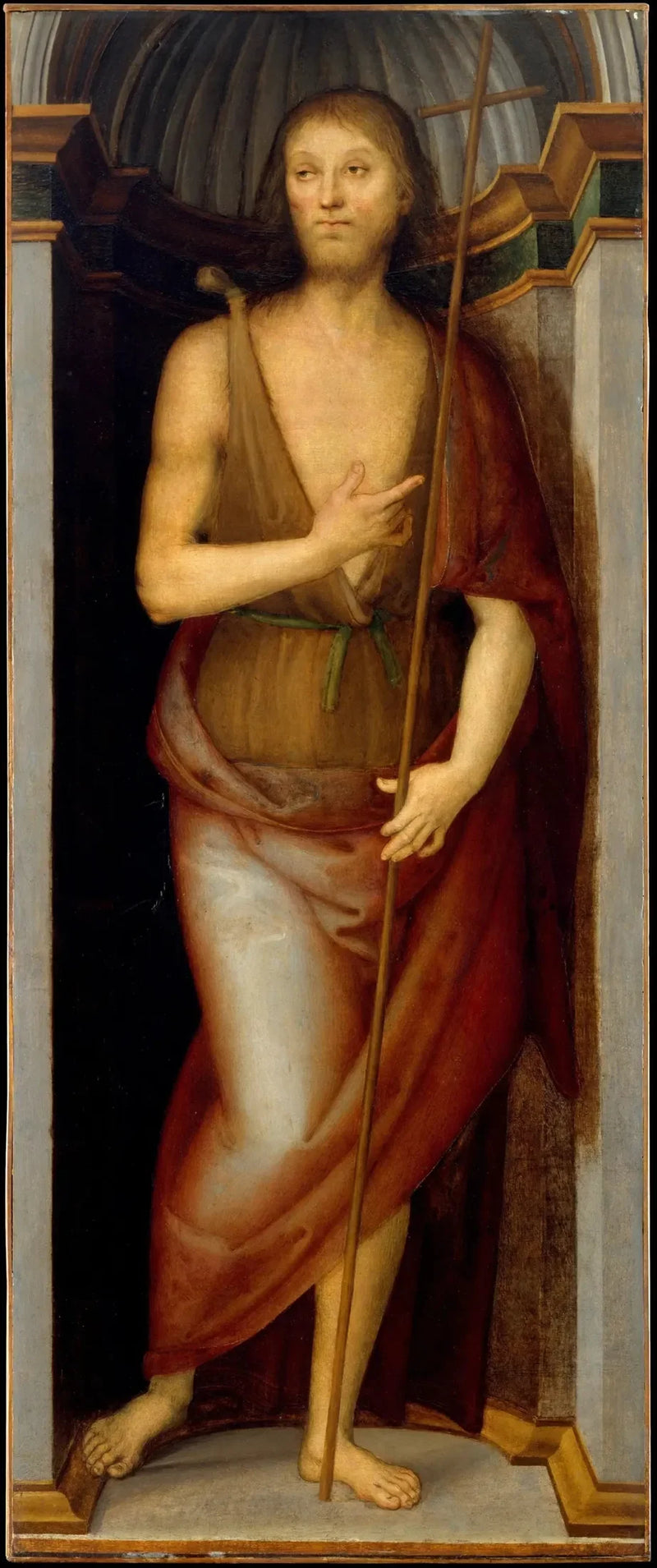 San Giovanni Battista; Santa Lucia - Pietro Perugino