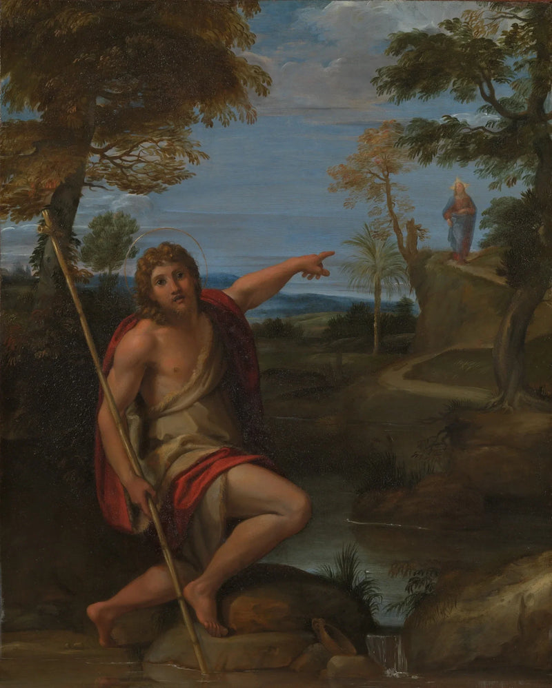 San Giovanni Battista che testimonia - Annibale Carracci