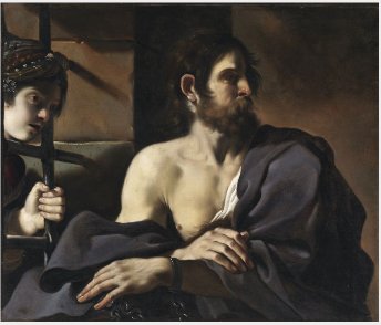 San Giovanni Battista visitato in prigione da Salomé - Guercino
