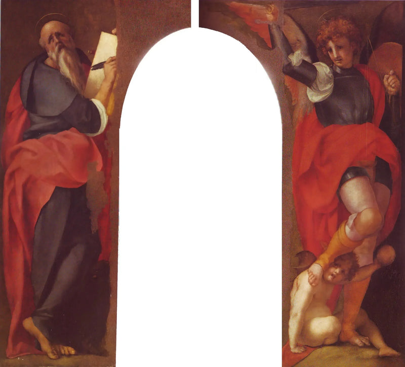 San Giovanni Evangelista e l'Arcangelo Michele - Pontormo
