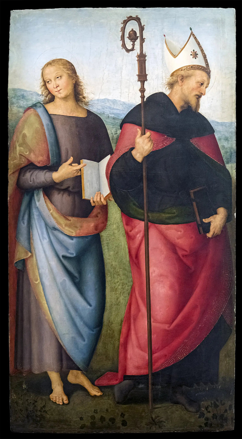 San Giovanni Evangelista e Sant'Agostino - Pietro Perugino