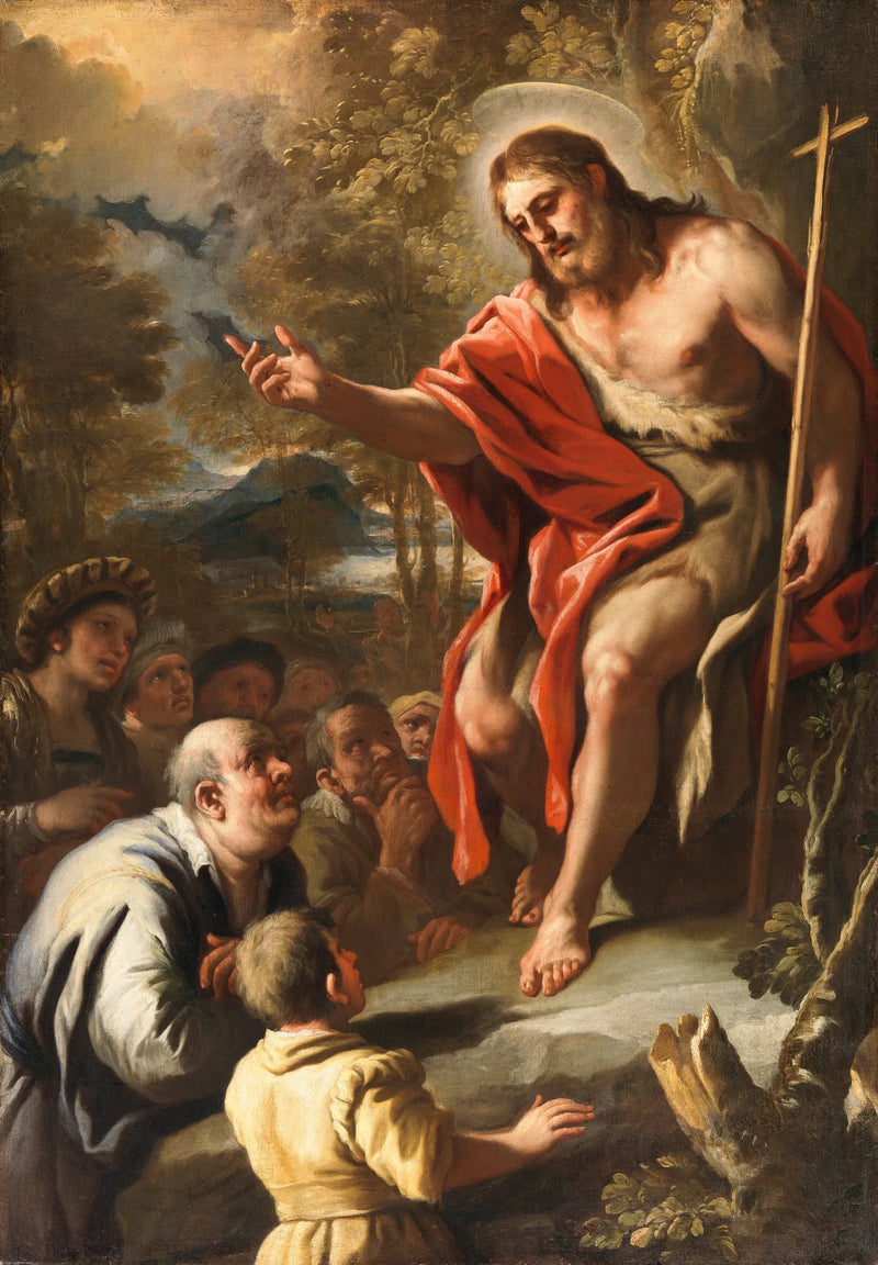 San Giovanni che predica nel deserto - Luca Giordano