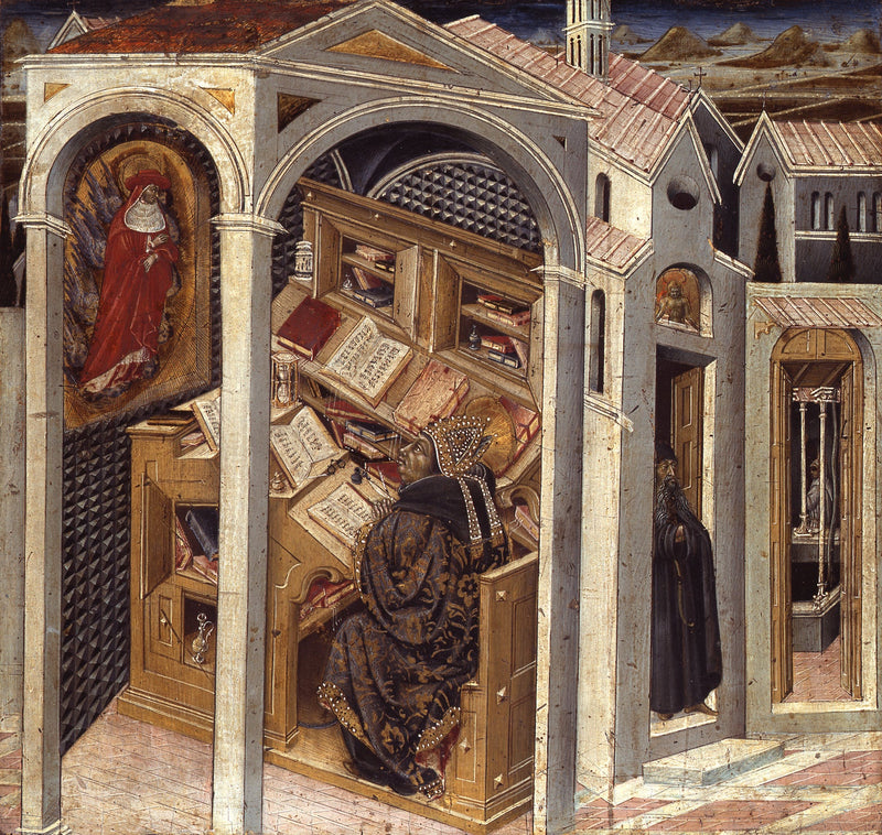 San Girolamo che appare a Sant'Agostino.jpg - Giovanni di Paolo