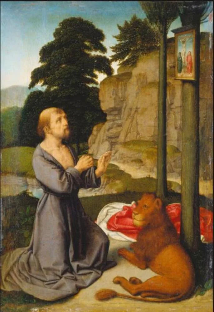 San Girolamo nel deserto - Gérard David