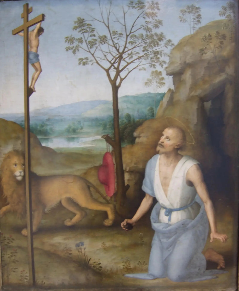 San Girolamo nel deserto - Pietro Perugino