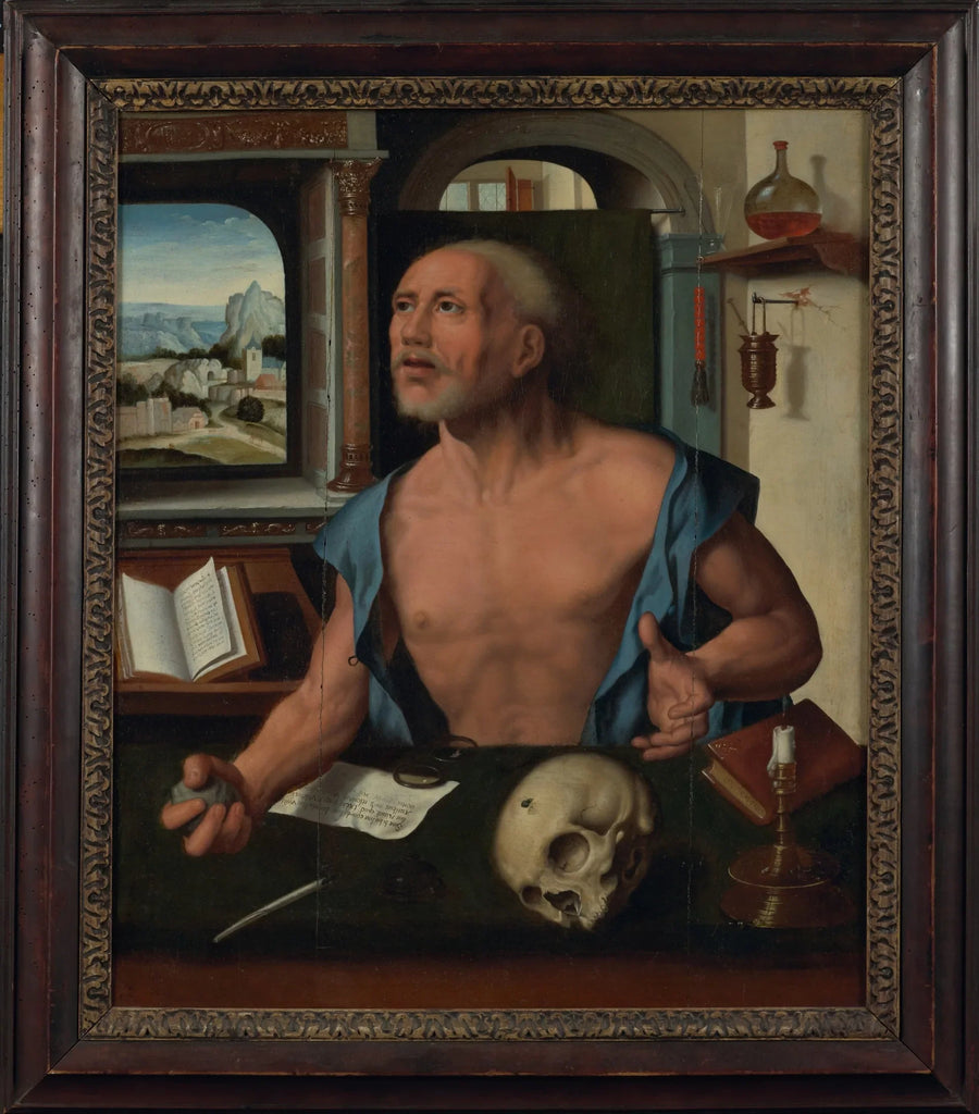San Girolamo nella sua cella - Joos van Cleve
