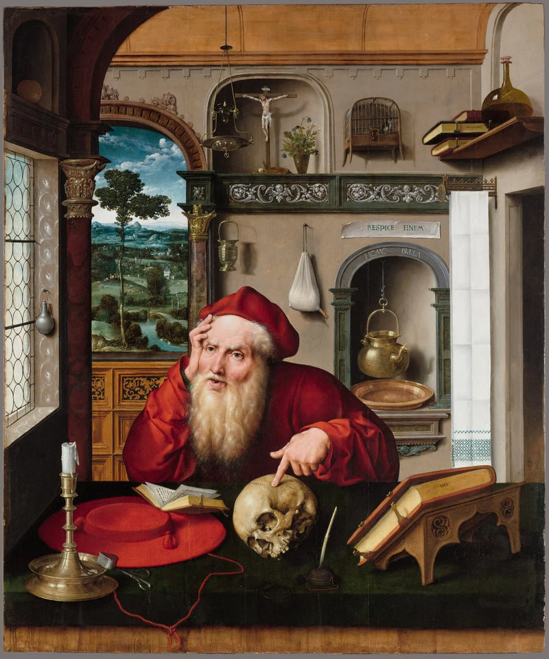 San Girolamo nel suo studio - Joos van Cleve