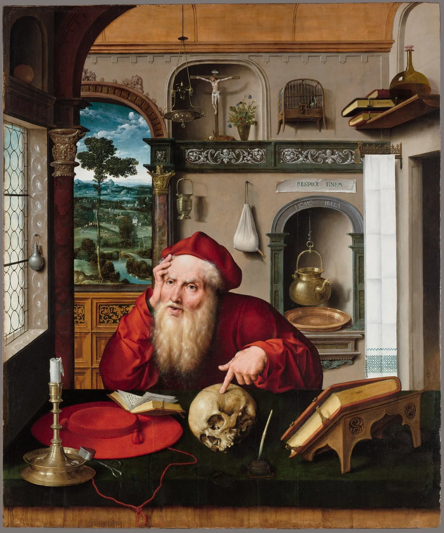 San Girolamo nel suo studio - Joos van Cleve