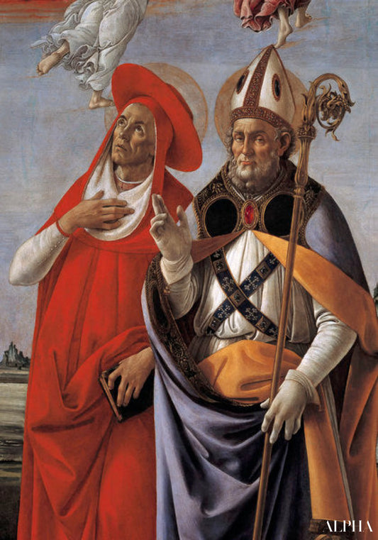 Saint Jérôme et Saint Eligius - Sandro Botticelli - Reproductions de tableaux et peintures haut de gamme