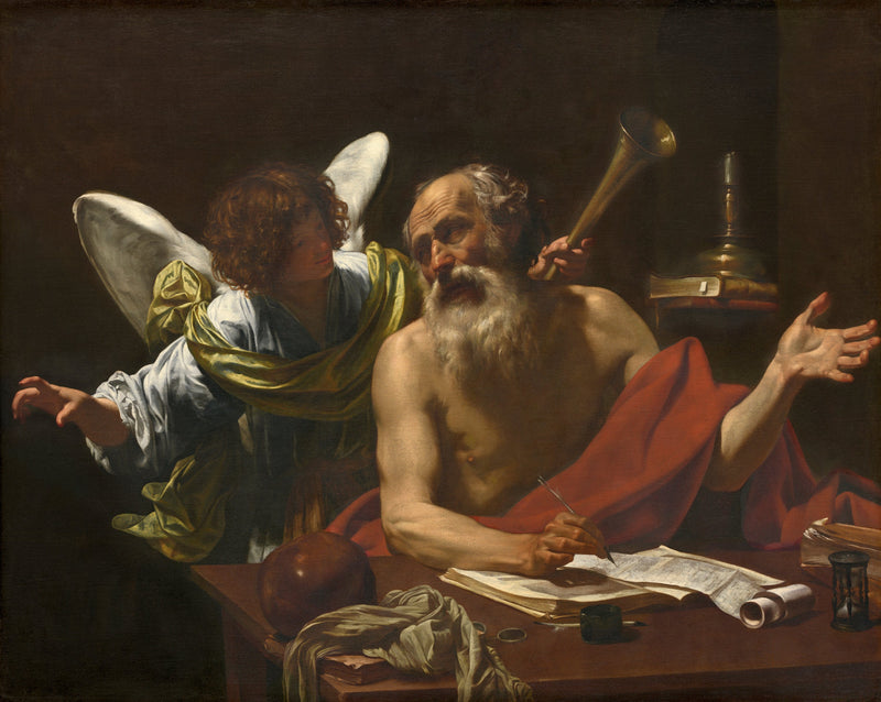 San Girolamo e l'Angelo - Simon Vouet