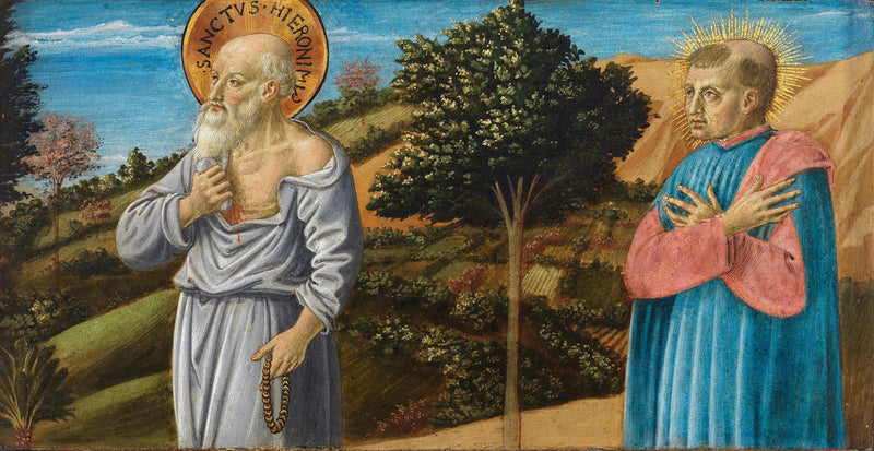 San Girolamo e il beato Bartolo Buompedoni di San Giminiano - Benozzo Gozzoli