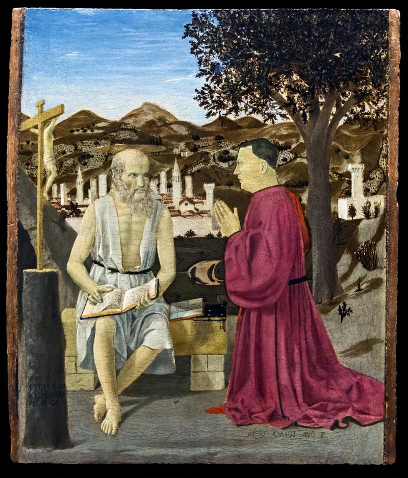 San Girolamo e il donatore Girolamo Amadi - Piero della Francesca